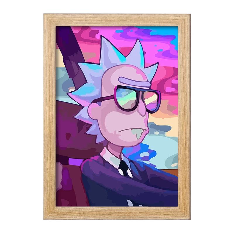 تابلو خندالو مدل انیمیشن ریک و مورتی Rick and Mort کد 26389