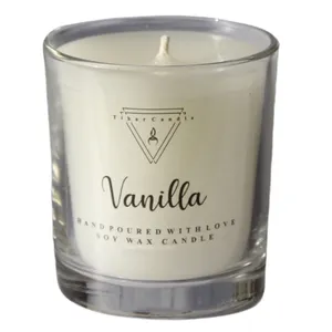 شمع دست ساز تیهار کندل مدل S.VANILLA.01