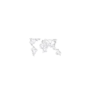 استیکر تزئینی موبایل و تبلت لولو مدل نقشه جهان پاک کد 93