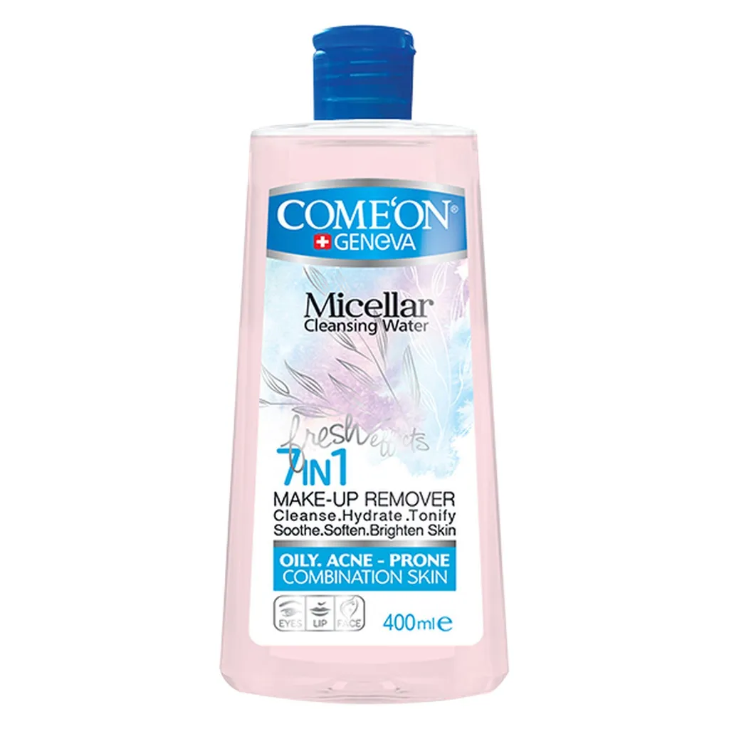 آب پاک کننده آرایش صورت کامان مدل OILY SKIN حجم 400 میلی لیتر