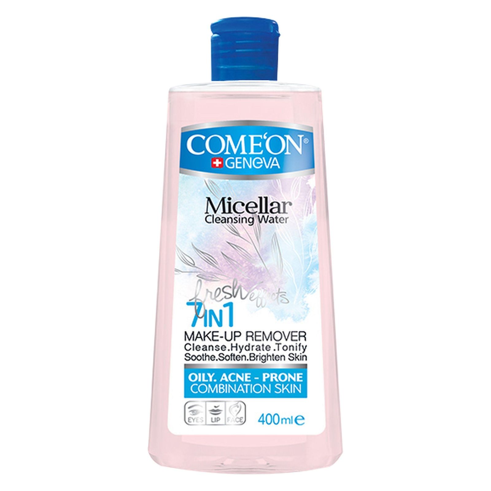 آب پاک کننده آرایش صورت کامان مدل OILY SKIN حجم 400 میلی لیتر -  - 1