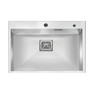 سینک ظرفشویی استیل توکار یک لگنه الکا استیل مدل 3114