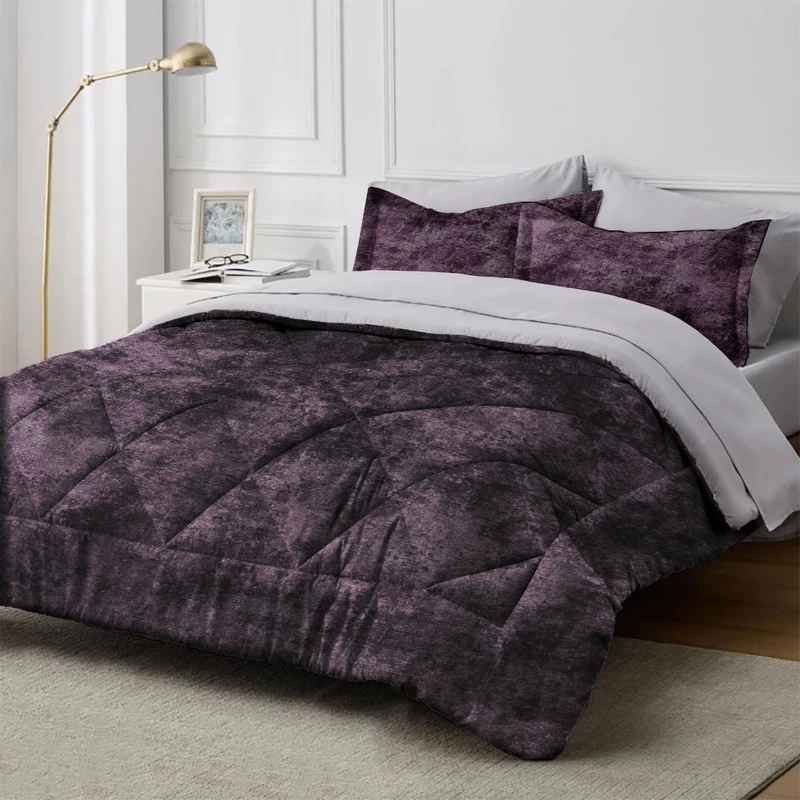 سرویس روتختی نوپه هوم مدل مخمل پتینه 1015 دو نفره 6 تکه