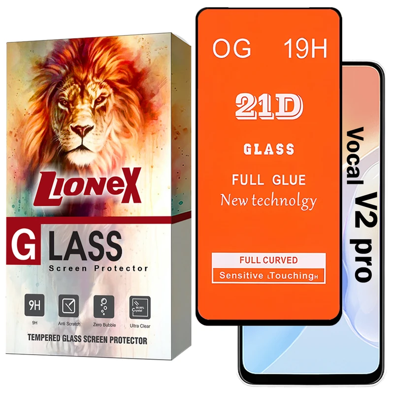 محافظ صفحه نمایش لایونکس مدل FULL20 مناسب برای گوشی موبایل وکال V2 PRO