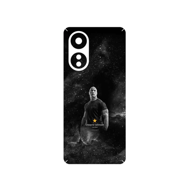 برچسب پوششی ماهوت مدل Dwayne Johnson مناسب برای گوشی موبایل اپو A58 4G