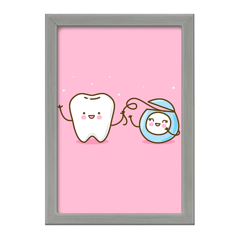 تابلو خندالو طرح دندان و دندان پزشکی کودکانه کد 36726