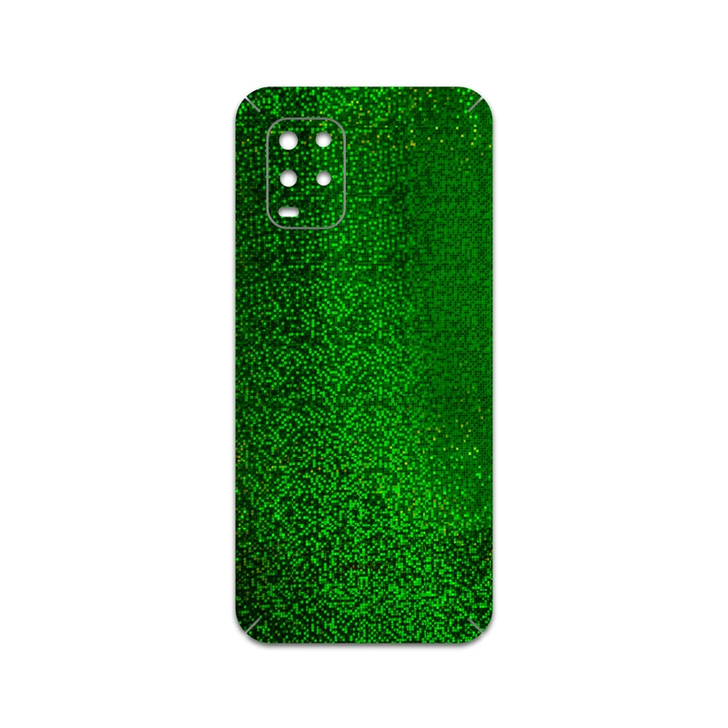 برچسب پوششی ماهوت مدل Green-Holographic مناسب برای گوشی موبایل شیائومی Mi 10 Lite 5G