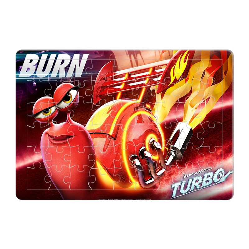 پازل 54 تکه هومرو مدل PL759 طرح انیمیشن توربو