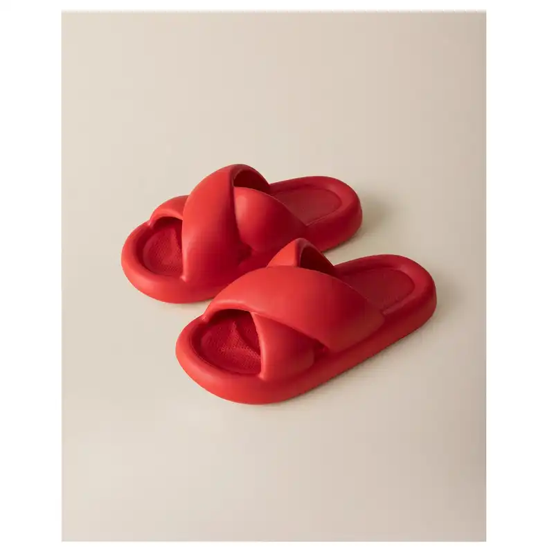 دمپایی مادام کوکو مدل Faustin GIRMIZI