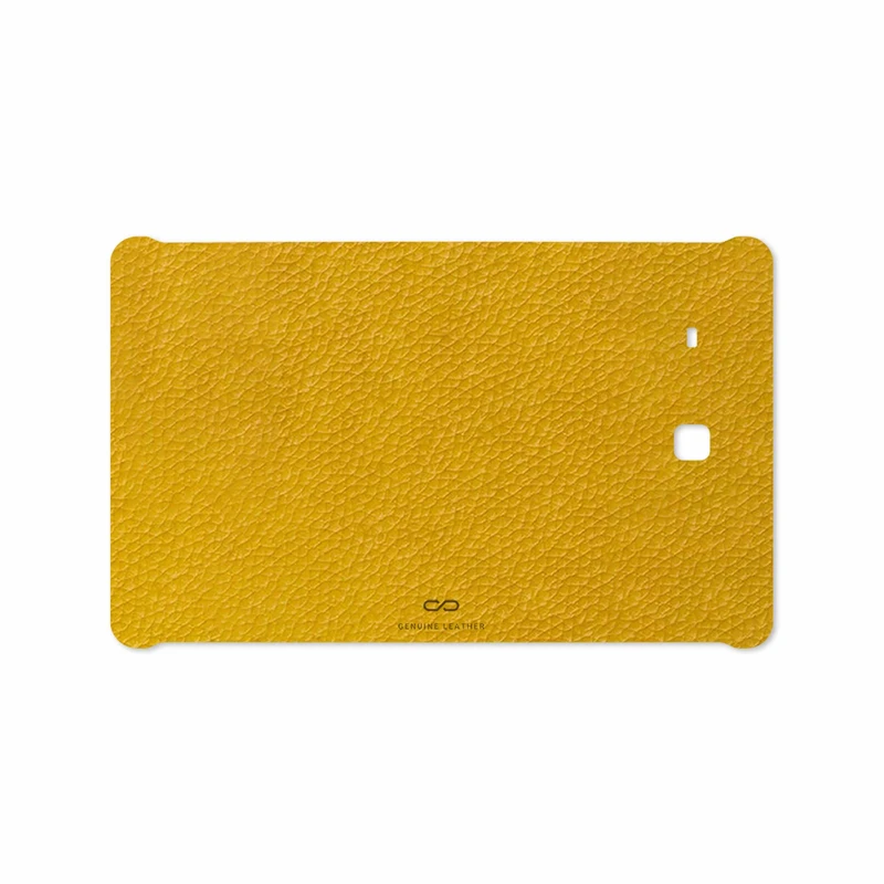 برچسب پوششی ماهوت مدل Mustard-Leather مناسب برای تبلت سامسونگ Galaxy Tab E 9.6 2015 T561