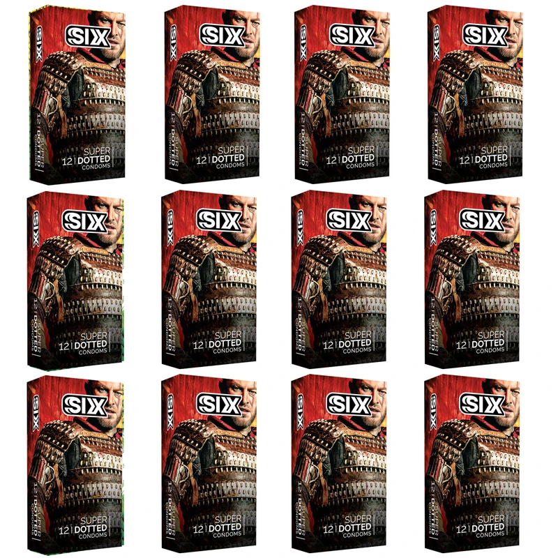 کاندوم سیکس مدل SUPERDOTTED12 مجموعه 12 عددی