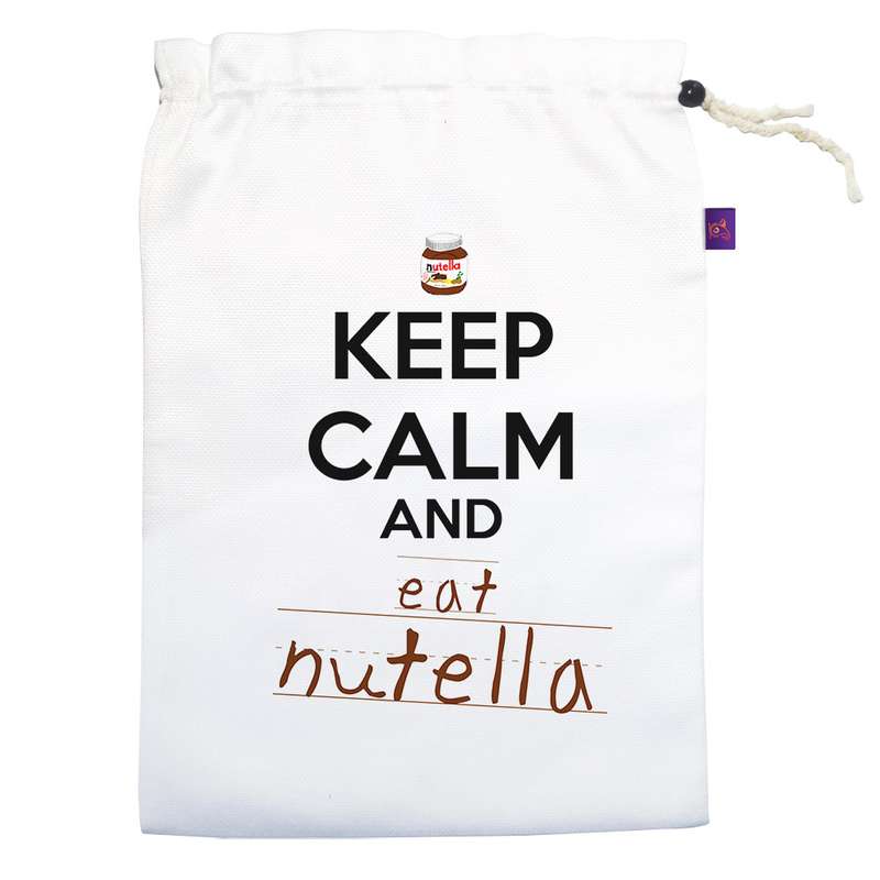 کیسه نان و سبزی ترمه طراحان ایده مدل eat nutella کد cfp1506 L