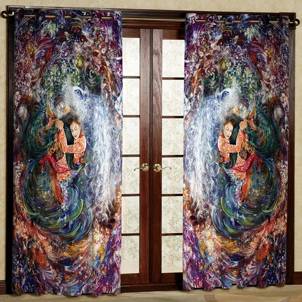 پرده مدل پانچی کد 6106 سایز 280x140 سانتی متر