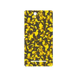 MAHOOT Yellow Infantry Army Cover Sticker for Sony Xperia C3 Dual