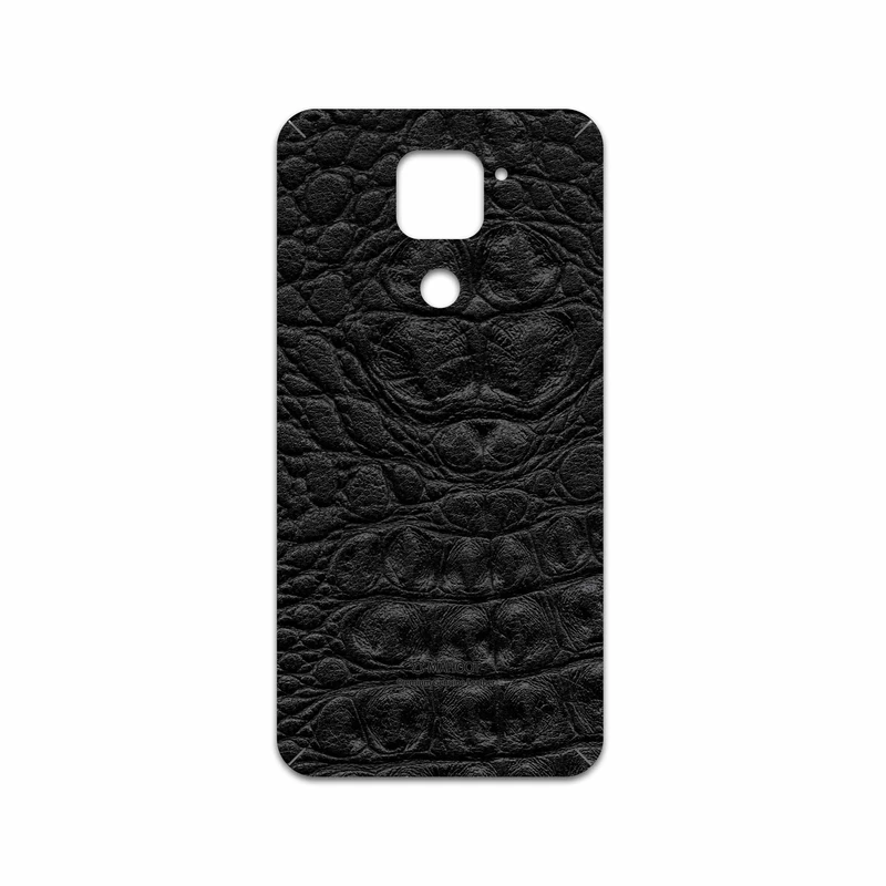 برچسب پوششی ماهوت مدل Black-Crocodile-Leather مناسب برای گوشی موبایل شیائومی Redmi 10X