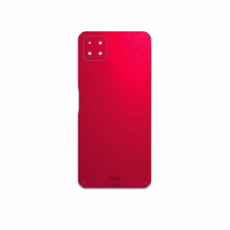 برچسب پوششی ماهوت مدل Matte-Warm-Red مناسب برای گوشی موبایل هوآوی Nova Y60