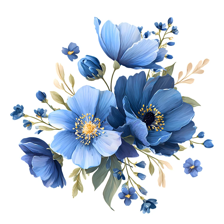 استیکر پارچه و لباس پاد آفرین مدل گل کد S5928