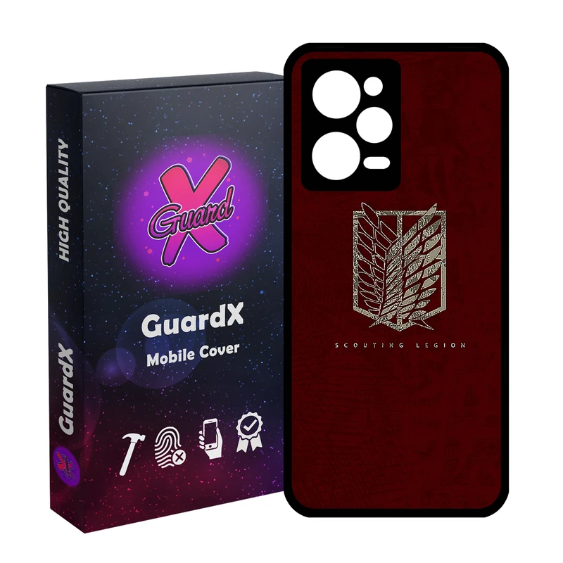 کاور گارد ایکس طرح نماد مدل 11090 مناسب برای گوشی موبایل شیائومی Redmi Note 12 Pro 5G/Poco X5 Pro 5G/Note 12 Pro Speed