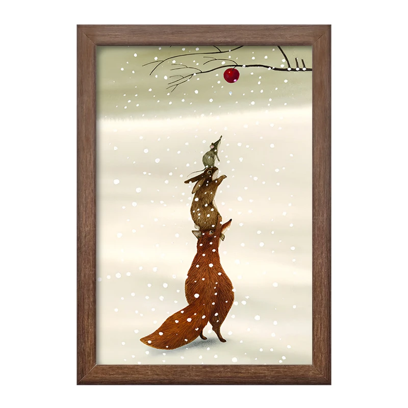 تابلو خندالو طرح حیوانات بامزه کد F8718