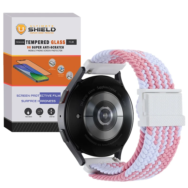 بند آلتیمیت شیلد مدل Braided Magnet UL TW مناسب برای ساعت هوشمند امیزفیت GTR 47mm / GTR 3 / Stratos 3