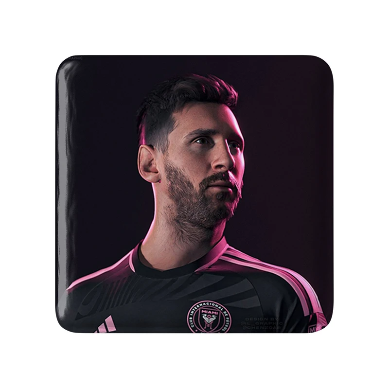 پیکسل خندالو طرح لیونل مسی مدل مربعی کد 36443