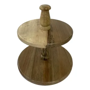 شیرینی خوری مدل  دوطبقه چوبی کد d1011
