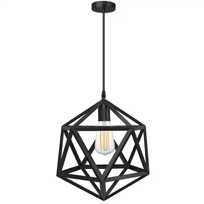 چراغ آویز مدل چند وجهی متوسط