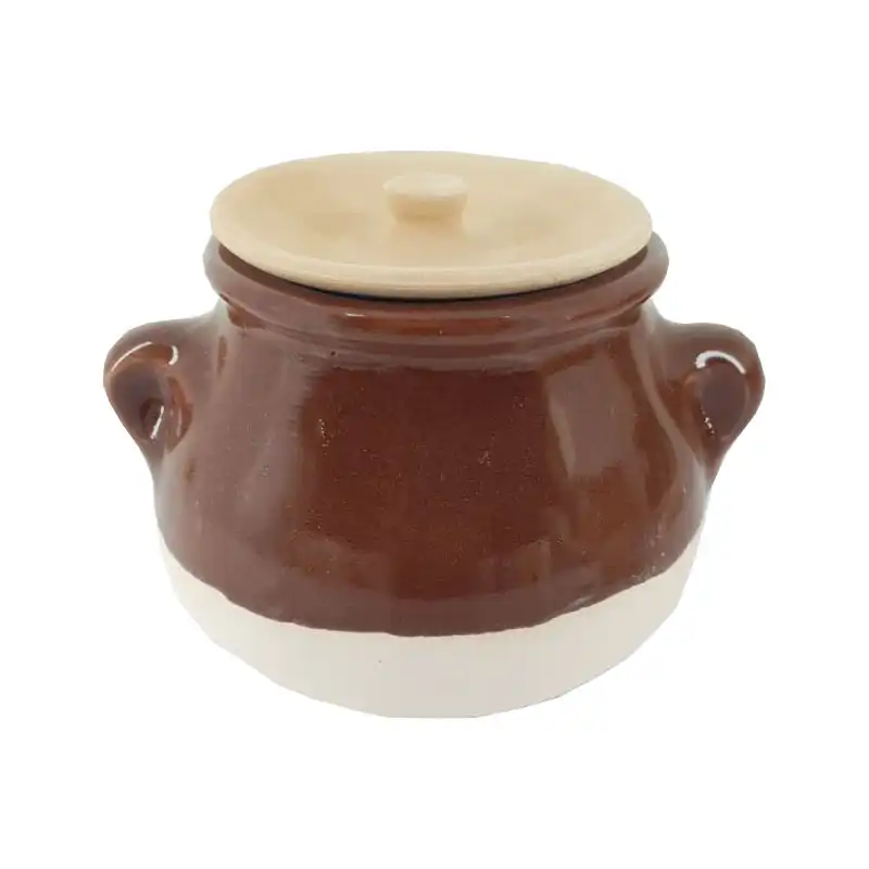 ظرف دیزی سفالی مدل فانتزی مجموعه 6 عددی