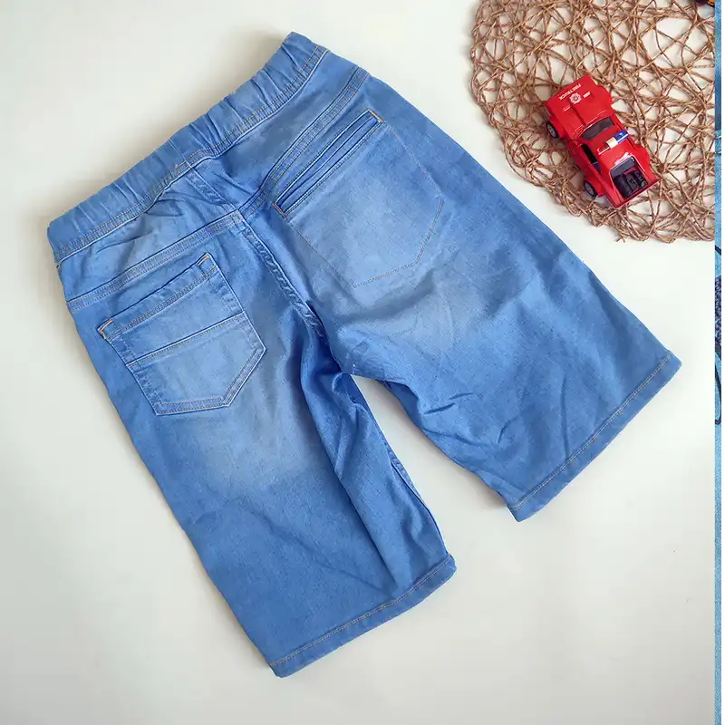 شلوارک پسرانه مدل جین ساحل B9865