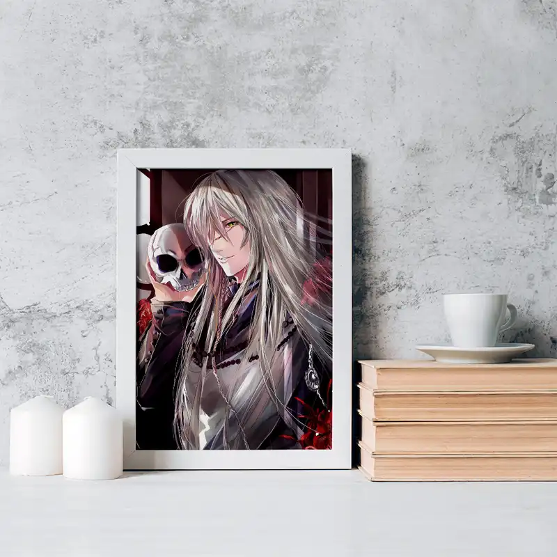 تابلو خندالو مدل اندرتیکر انیمه خادم سیاه کد 16337