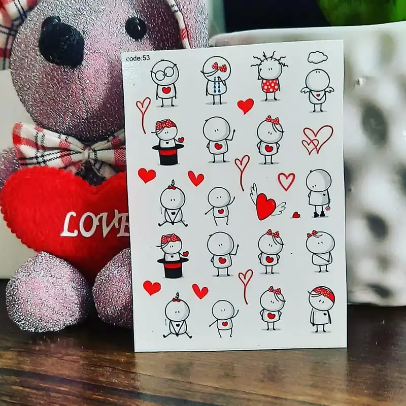 استیکر طراحی ناخن مدل C51