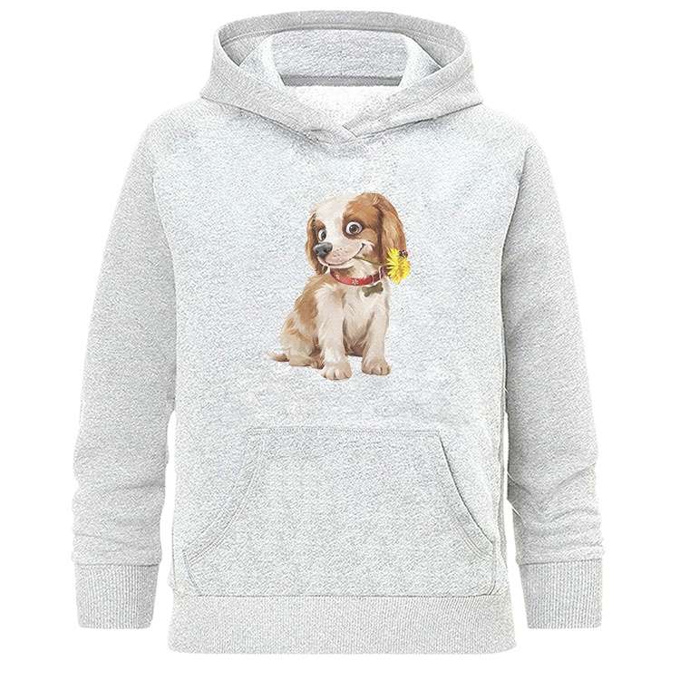 هودی زنانه طرح سگ مدل Z737