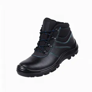 کفش ایمنی مدل پادرو ساق بلند رنگ مشکی