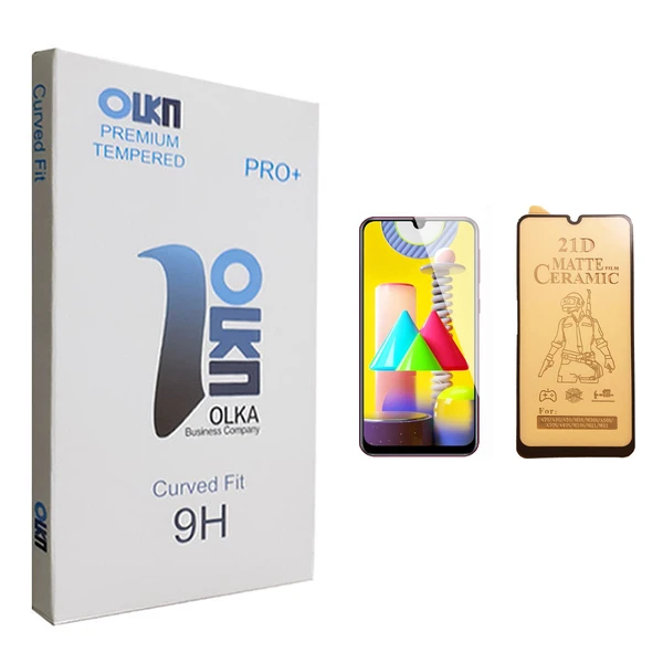 محافظ صفحه نمایش سرامیکی الکا مدل +PRO مناسب برای گوشی موبایل سامسونگ Galaxy M31