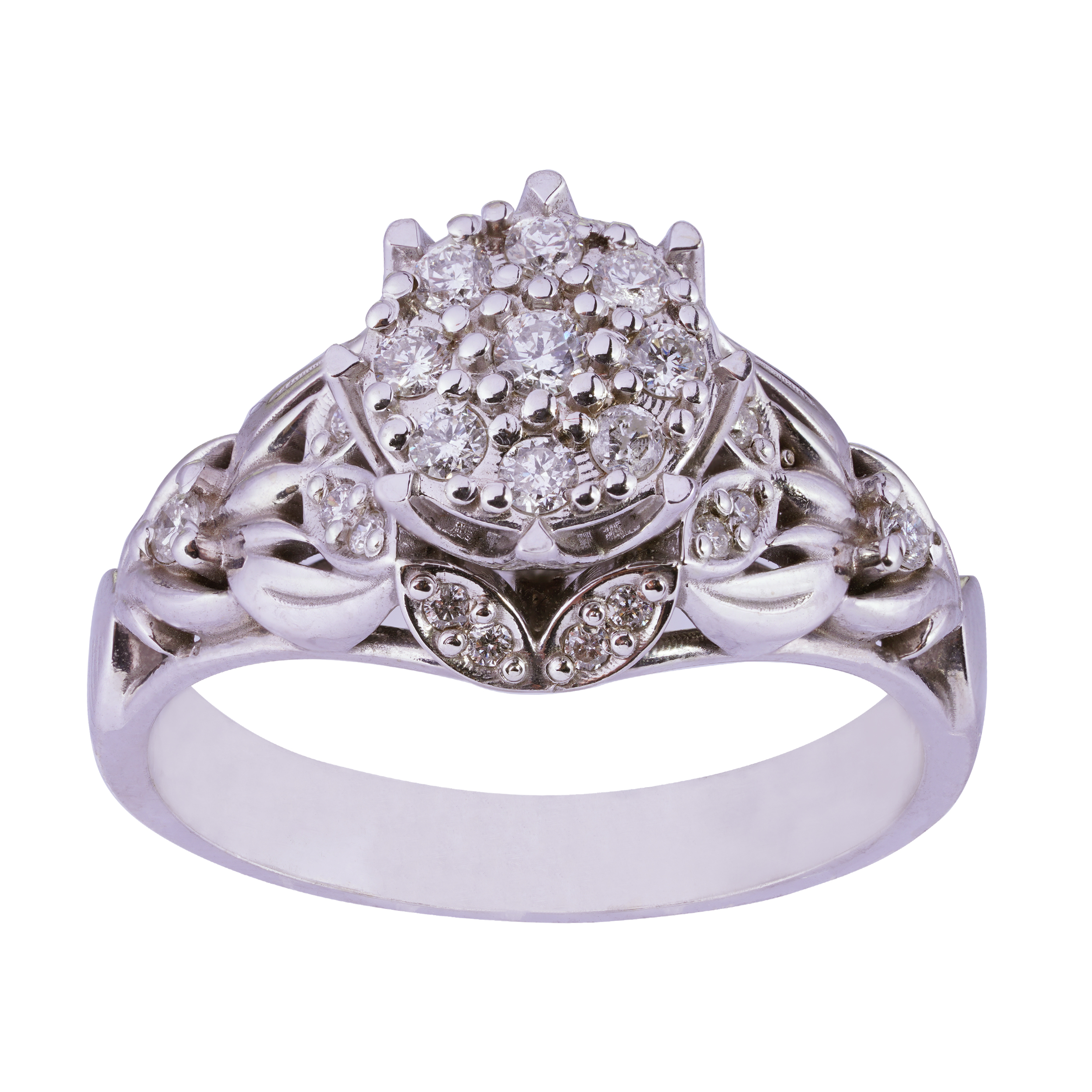 انگشتر طلا 18 عیار زنانه مدل FL 001006