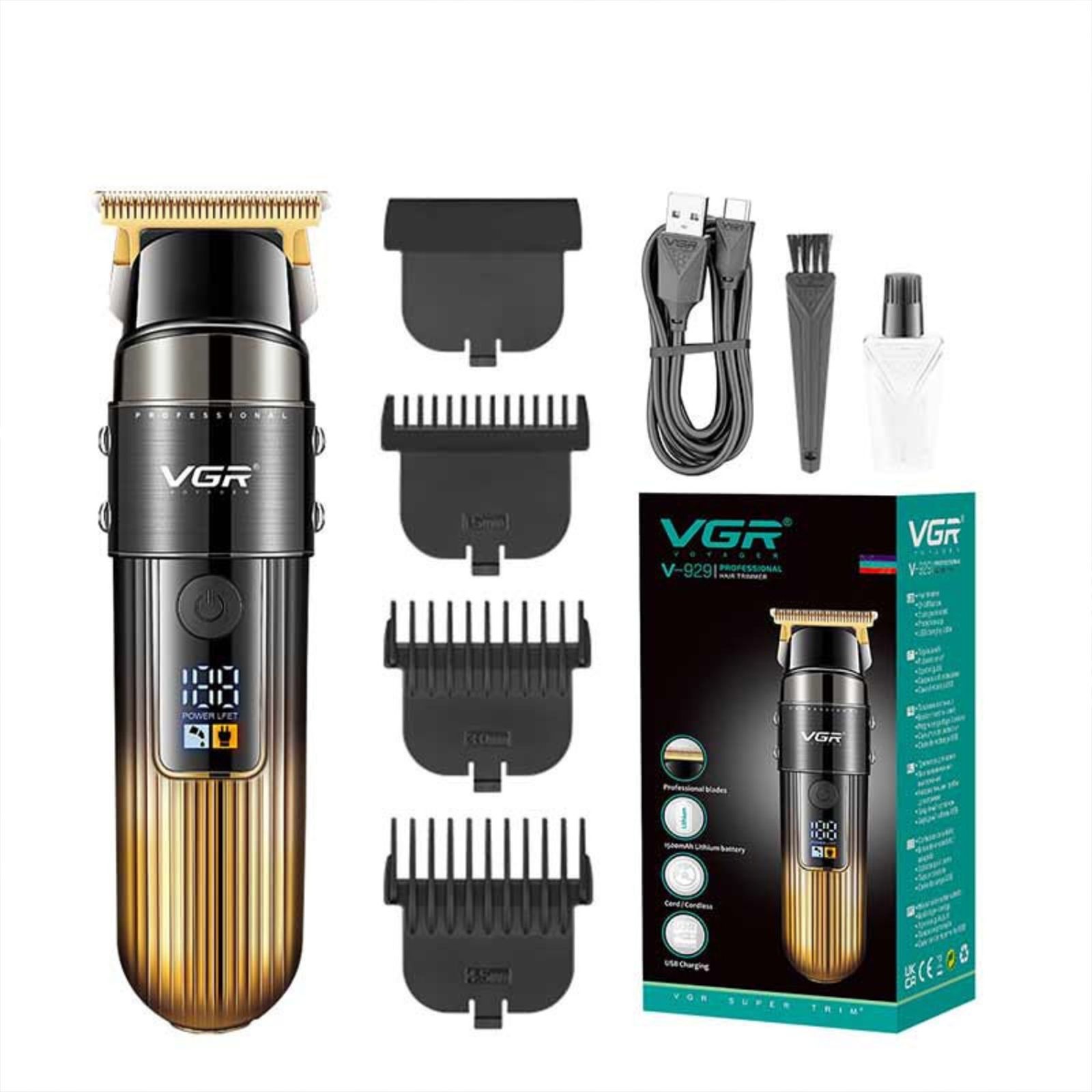 ماشین اصلاح موی سر و صورت وی جی ار مدل V-929 -  - 5