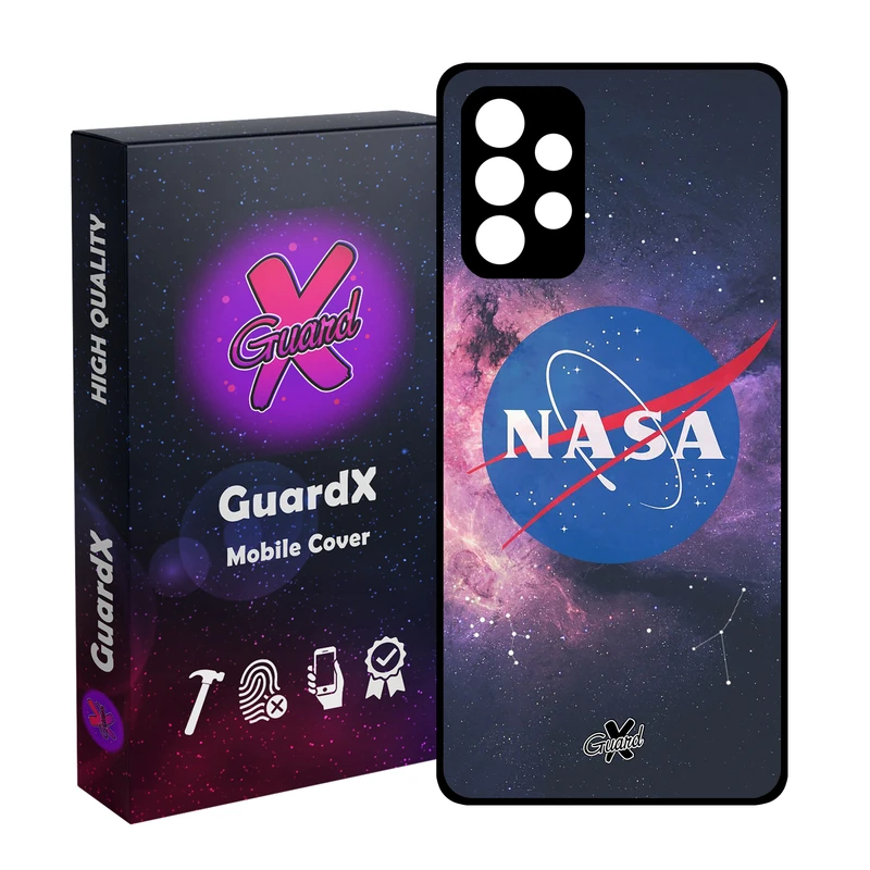 کاور گارد ایکس طرح Nasa مدل Glass10012 مناسب برای گوشی موبایل سامسونگ Galaxy A52s