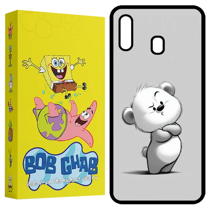 کاور باب قاب طرح خرس مدل BCPA20 مناسب برای گوشی موبایل سامسونگ Galaxy A30 / A20 / M10s
