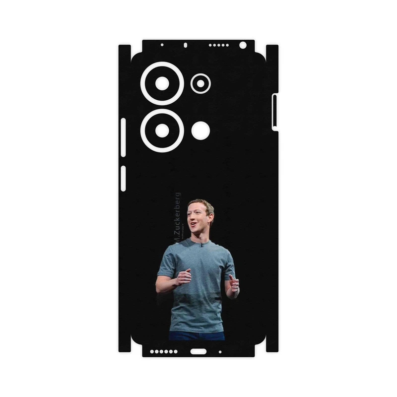 برچسب پوششی ماهوت مدل Mark_Zuckerberg-FullSkin مناسب برای گوشی موبایل شیائومی Redmi Note 13 Pro 4G