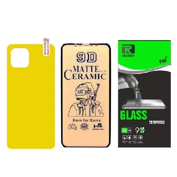 محافظ صفحه نمایش مات وپشت گوشی روبیکس مدل CR-iP11pro مناسب برای گوشی موبایل اپل Iphone 11 Pro