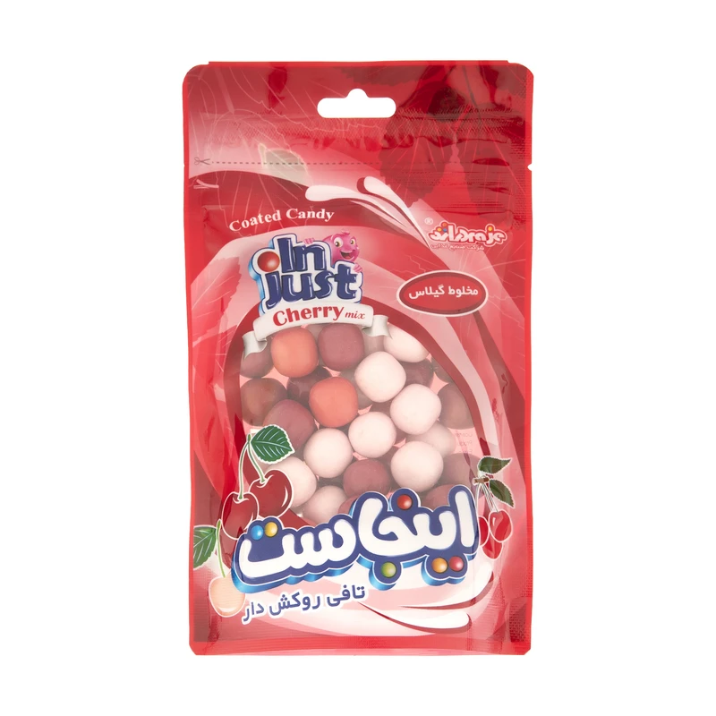 تافی روکش دار اینجاست با طعم گیلاس-140 گرم