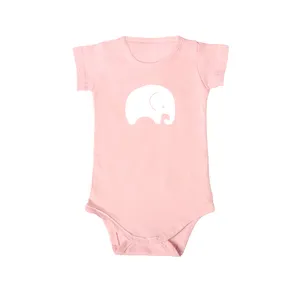 بادی آستین کوتاه نوزادی مدل فیل کد fil-p-2