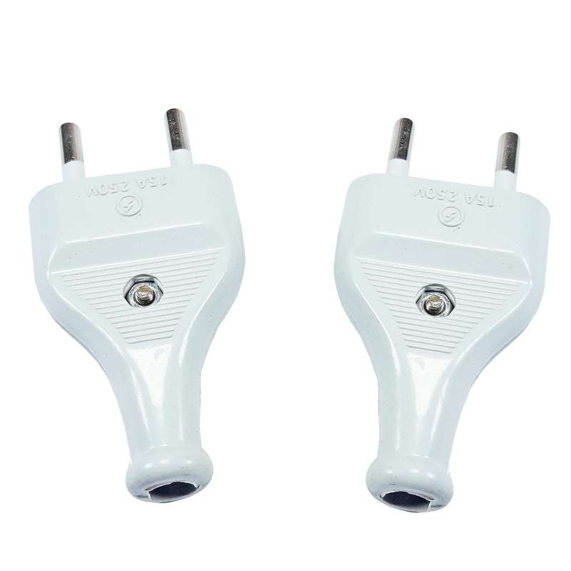 دوشاخه برق مدل تخت 15A بسته 2 عددی