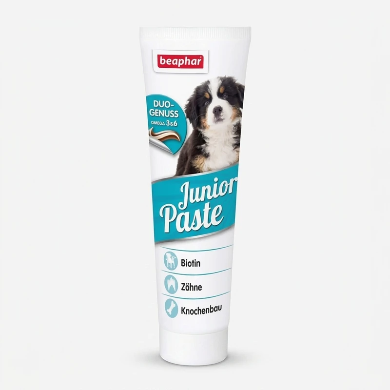 خمیر مولتی ویتامین و کلسیم توله سگ بیفار مدل Beaphar Junior Paste وزن 100 گرم