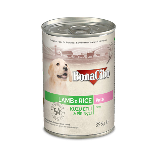 نقد و بررسی کنسرو غذای توله سگ بوناسیبو مدل Lamb and Rice وزن 395 گرم توسط خریداران