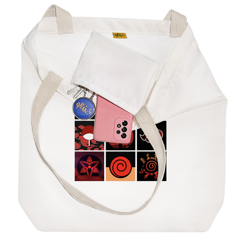 ساک خرید خندالو طرح انیمه ناروتو کد H305