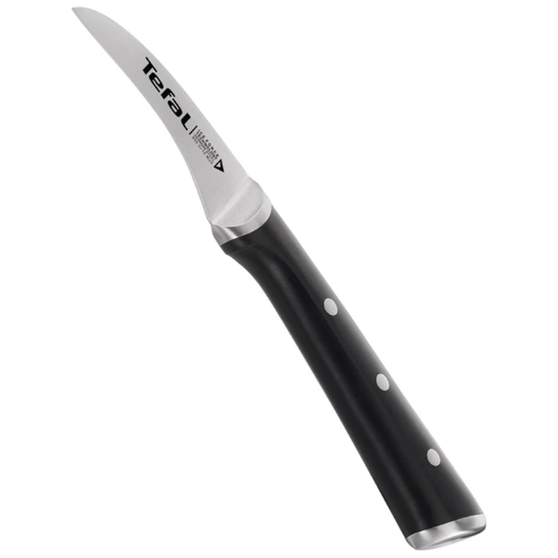 چاقو میوه‌آرایی با تیغه استیل و با دسته پلاستیک تفال مدل  ICE FORCE K2321214