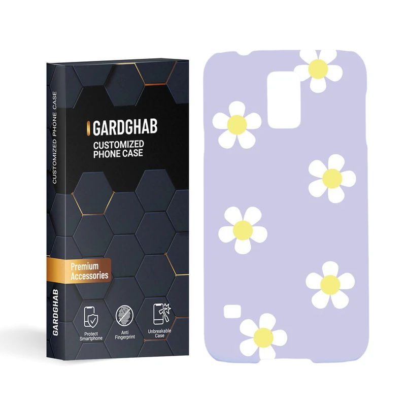     کاور گارد قاب مدل گل مناسب برای گوشی موبایل سامسونگ galaxy s5