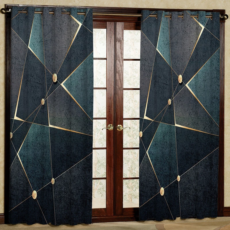 پرده مدل مخمل پانچی کد 4228k5 سایز 200x140 سانتی متر