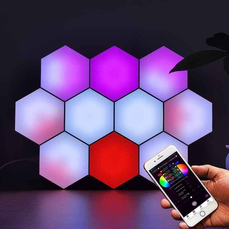 چراغ شش ضلعی مدل Smart RGB